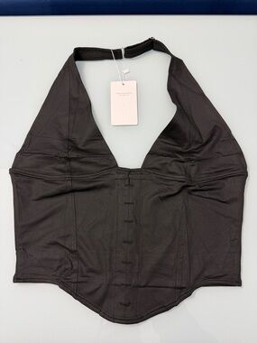 NWT Reoria Halter Crop Top